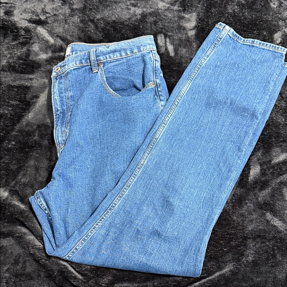 Abercrombie & Fitch Blue Straight Leg Jeans